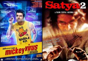 friday release satya 2 mickey virus ishq actually to clash this weekend