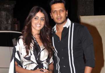 genelia received first last telegram from riteish