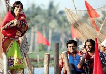 arjun misses priyanka in gunday teaser view pics of behind the scenes masti