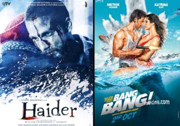 haider vs bang bang shahid kapoor hrithik roshan to clash at box office on oct 2nd