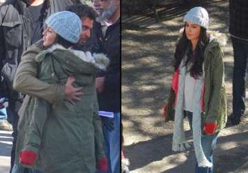 hrithik katrina spotted shooting in shimla for bang bang view pics