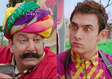 pk tharki chokro song out sanjay dutt and aamir khan deliver something rare watch video