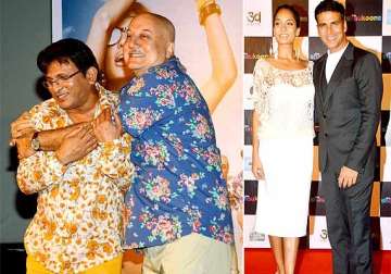 akshay kumar lisa haydon starrer the shaukeens trailer launch see pics