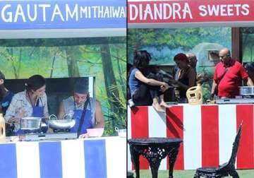 bigg boss 8 day 30 gautam mithaiwala vs diandra sweets adding flavours in bb house see pics