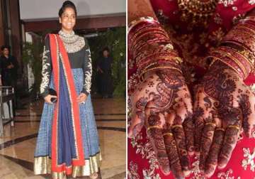 arpita khan s wedding celebrations begin with her mehendi