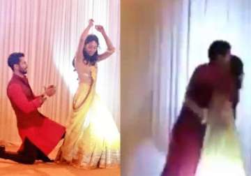 shahid mira sangeet watch video of the couple getting romantic