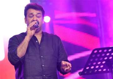 after conquering the screen mohanlal steps into music world