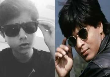 watch salman khan s nephew copying shah rukh khan