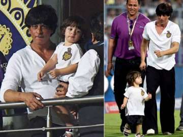 shahrukh s son abram poses like his father