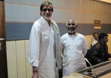 i found it embarrassing to sing in front of ilaiyaraaja amitabh bachchan
