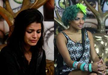 bigg boss 8 day 24 diandra sonali s fight gets ugly bb voids the luxury budget task view pics