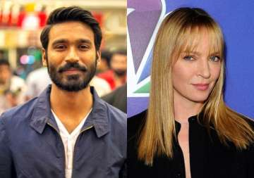 dhanush all set to make hollywood debut in uma thurman starrer