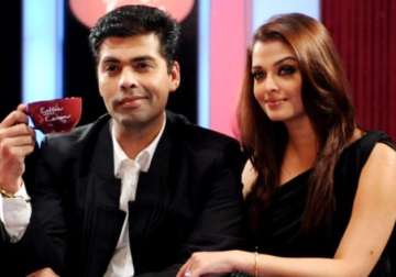 karan johar talks about working with aishwarya