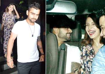 spotted again anushka virat comfortable in car together see pics