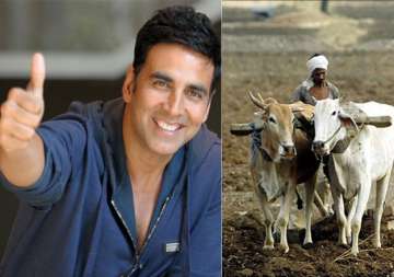 respect akshay kumar gives rs 1 lakh monthly to 30 drought struck farmers