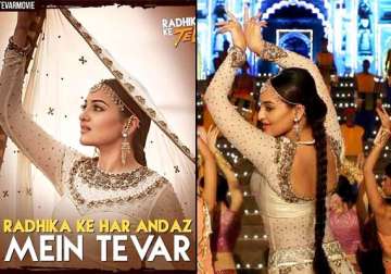 sonakshi sinha s beautiful radhika avatar for tevar see pics