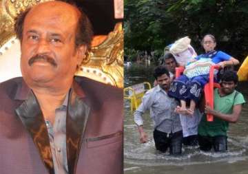 superstar rajinikanth donates rs 10 lakh for rain hit tamil nadu