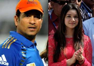 sara tendulkar is not joining films sachin tendulkar says it loud and clear