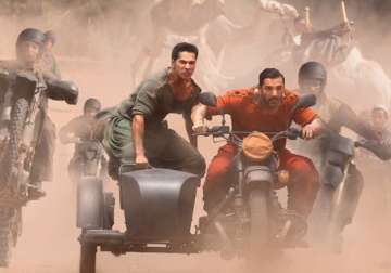 dishoom first look varun dhawan and john abraham are the new action boys of b town