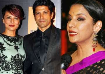 shabana azmi threatens to leave interview if questioned about farhan adhuna divorce