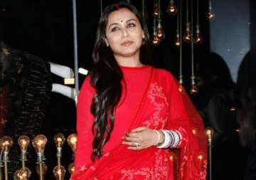 pregnant rani mukerji admitted to hospital after diwali party