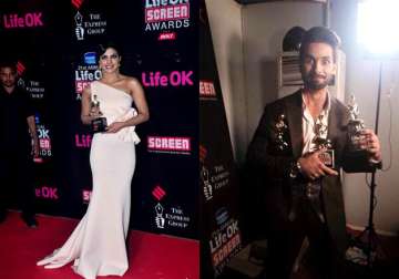 21st annual life ok screen awards shahid kapoor priyanka chopra named best actors