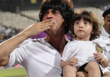 adorable shah rukh s son abram drives car with rohit shetty watch video