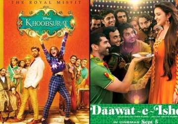 khoobsurat gives tough competition to daawat e ishq collects rs 12 cr over the weekend
