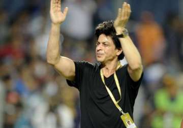 shah rukh disappointed for not being part of kolkata franchise in isl
