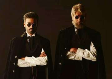shamitabh s second trailer out dhanush is amitabh s voice watch video