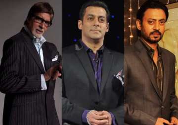 it s a battle between amitabh bachchan salman and irrfan khan