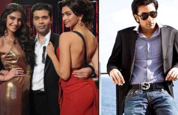 ranbir unhappy with both his ex deepika sonam