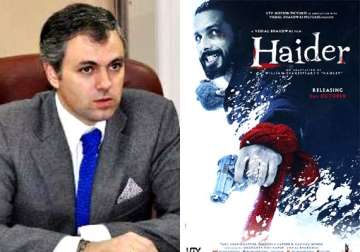 omar abdullah denies he complained against movie haider