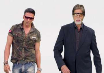 big b hrithik akshay together in birju song