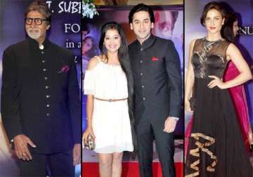 yash chopra memorial award big b pamela chopra simi garewal attend the do view pics