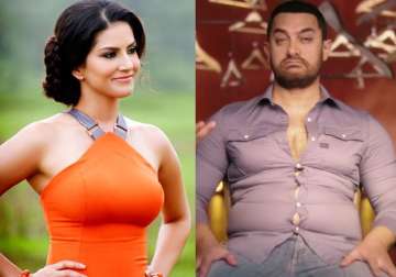 sunny leone is the newest member of aamir khan s fan club