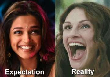 expectation vs. reality our very own uproarious bollywood moments