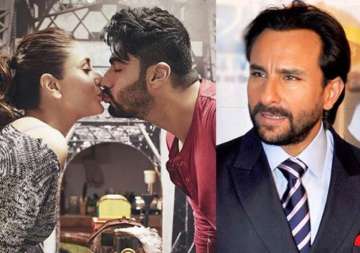 kareena arjun kiss saif ali khan reacts over his begum s intimacy with co star in ki ka