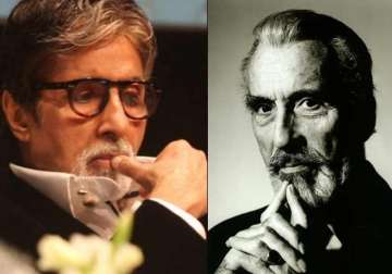 amitabh bachchan remembers christopher lee