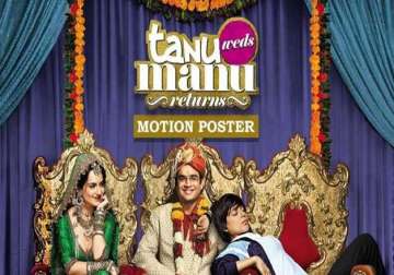 kangana unveils tanu weds manu returns poster on birthday