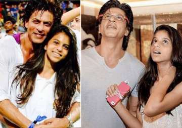 aww shah rukh s special luncheon with daughter suhana will make every dad emotional