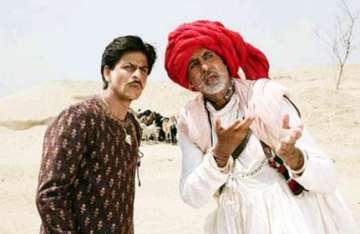 bachchan dresses like shah rukh khan for kutch tourism