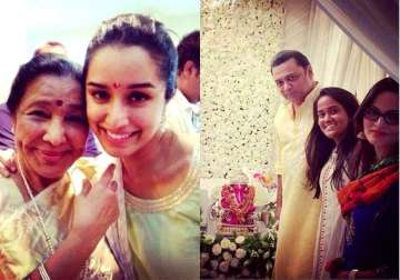 bollywood stars and their ganpati puja view pics