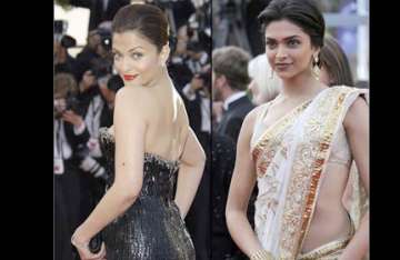 six yards of glamour deepika walks cannes red carpet in sari