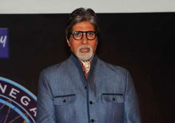 big b down with fever kbc 8 shoot perturbed