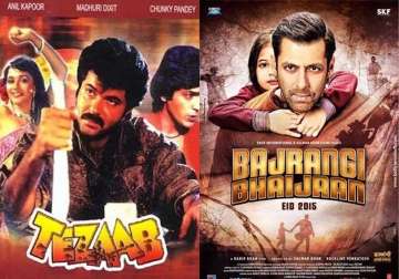 tezaab to bajrangi bhaijaan highest grossing films from 1988 2015