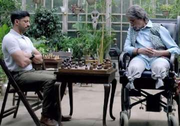 16 ft chess piece promotes farhan akhtar s wazir in delhi