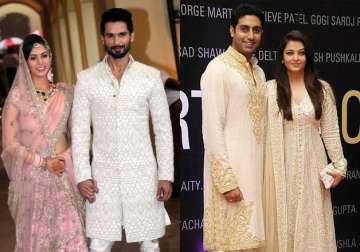 awww abhishek shahid to give special gift to their wives this karva chauth