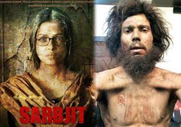 amit shah nitin gadkari unveil sarbjit movie poster see pics