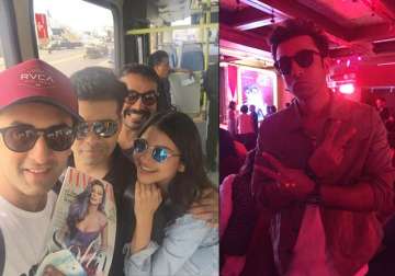 bombay velvet team in goa sets new precedent for film promotion see pics